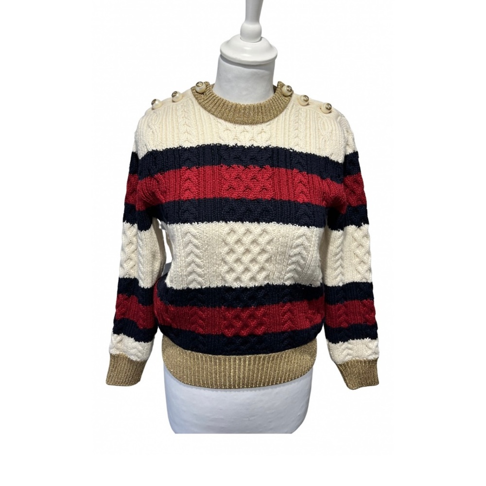 Gucci wool sweater with Pearl GG buttons